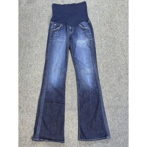 Hudson A Pea in the Pod Collection Maternity Bootcut Jeans Size 28 Flap Pockets